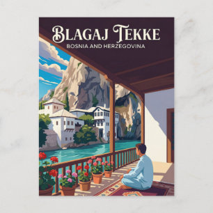 Blagaj Tekke Bosnia and Herzegovina Postcard