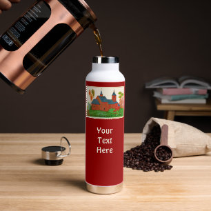 Blagoveshchenskoye Wood Russian Church Water Bottle