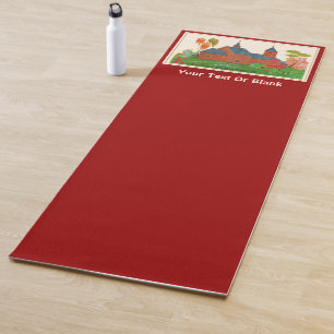 Blagoveshchenskoye Wood Russian Church Yoga Mat