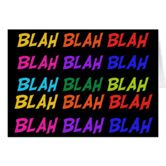 Blah Blah Blah