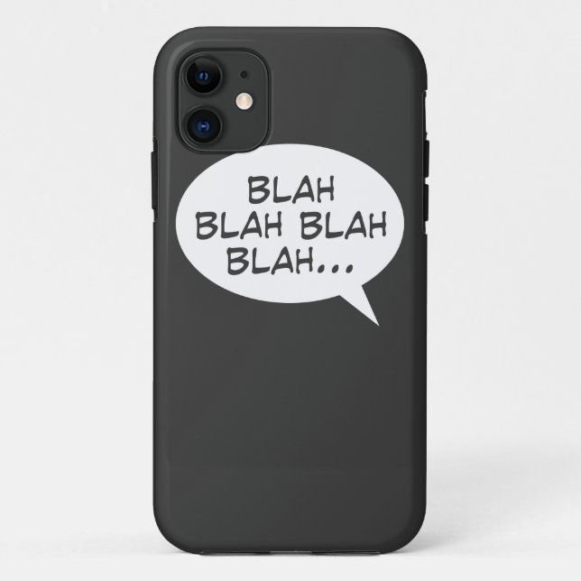 Blah blah blah blah... Case-Mate iPhone case (Back)