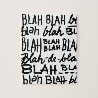 Blah Blah Blah Jigsaw Puzzle