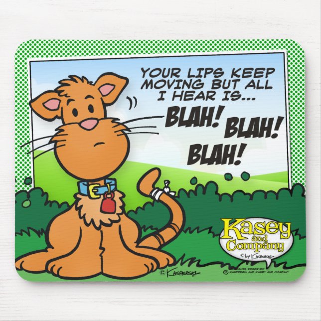 BLAH! BLAH! BLAH! MOUSE MAT (Front)