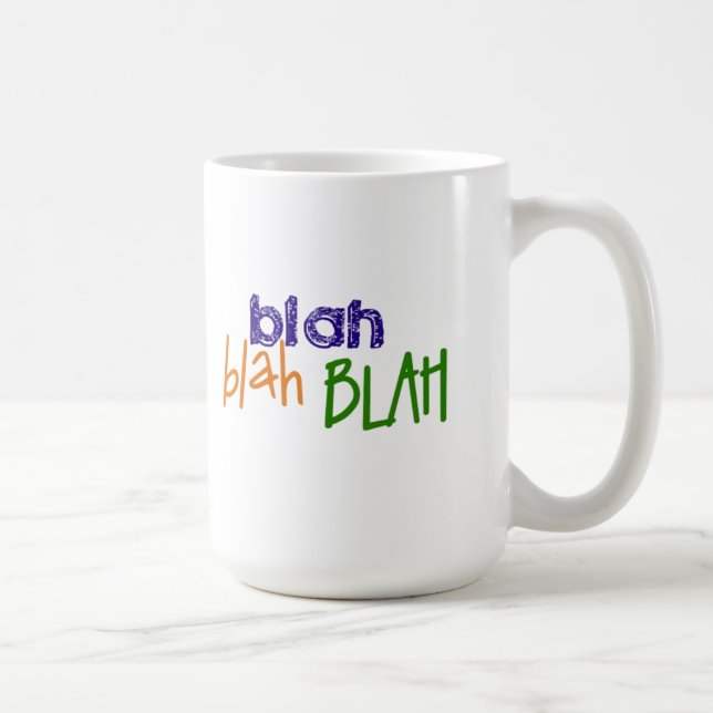 Blah Blah Blah Mug (Right)