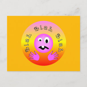 Blah Blah Blah Postcard
