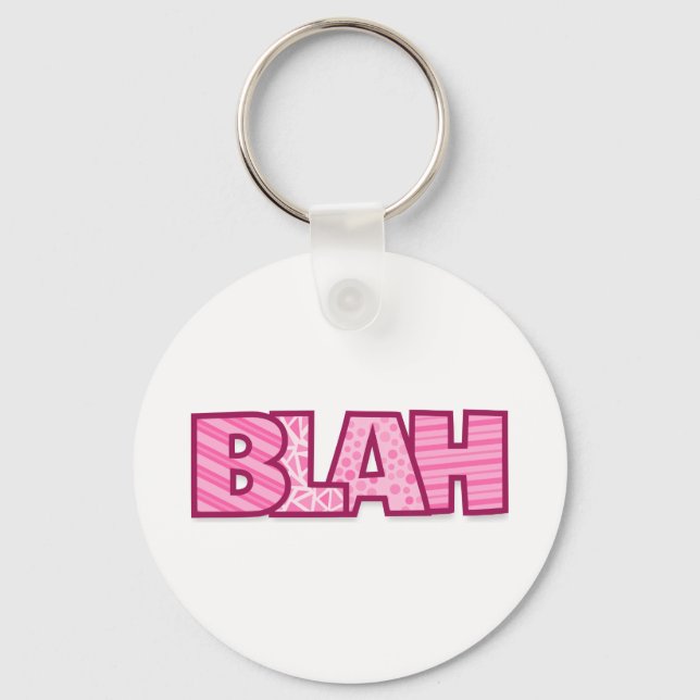 Blah Key Ring (Front)
