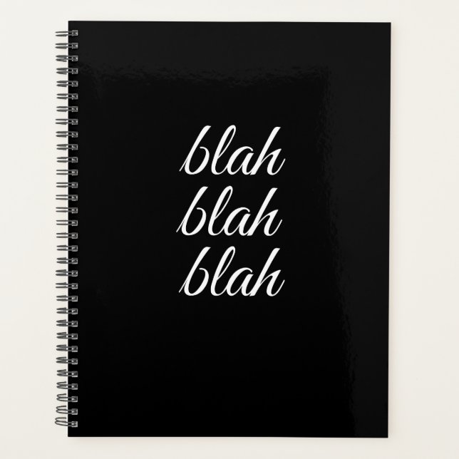 Blah Planner (Front)