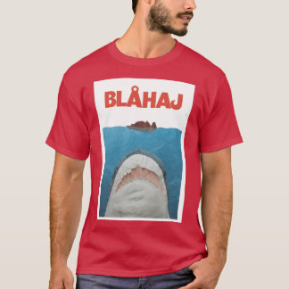 Blahaj Jaws Poster friends T-Shirt