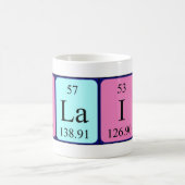 Blaine periodic table name mug (Center)