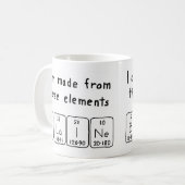 Blaine periodic table name mug (Front Left)