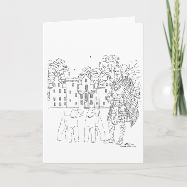 Blair Castle Scotland Card (Front)