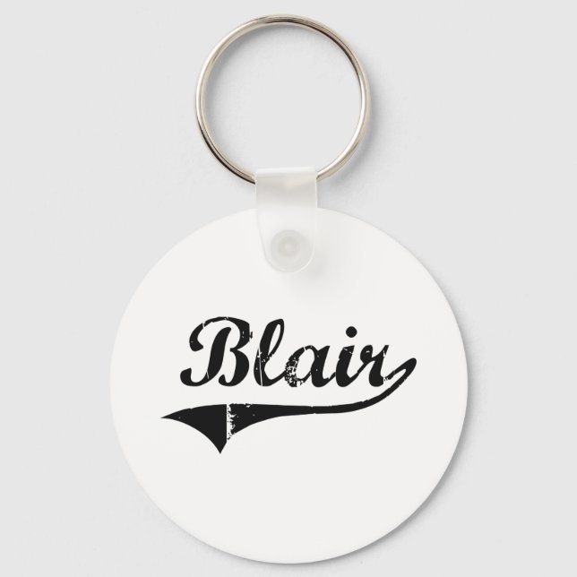 Blair Classic Style Name Key Ring (Front)