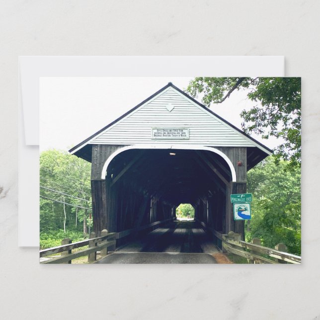 Blair Covered Bridge Card (Front)