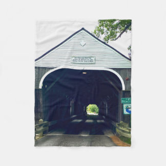 Blair Covered Bridge Fleece Blanket
