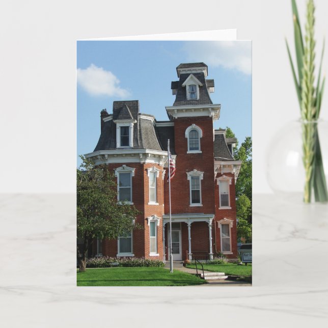 Blair House, Washington, Iowa Card (Front)