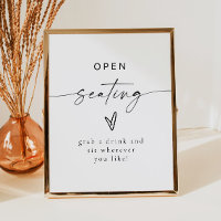 BLAIR Modern Bohemian Wedding Open Seating