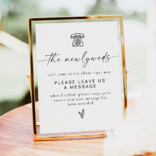 BLAIR Modern Boho Audio Phone Guest Book Sign