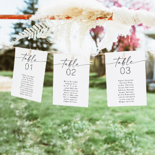 BLAIR Modern Boho Table Seating Chart Card