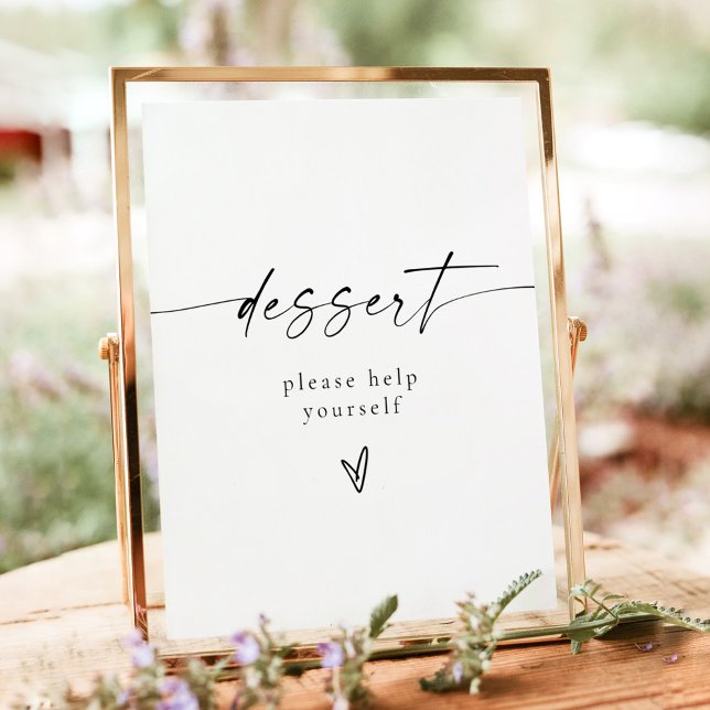 BLAIR Modern Minimalist Dessert Table Sign (Creator Uploaded)