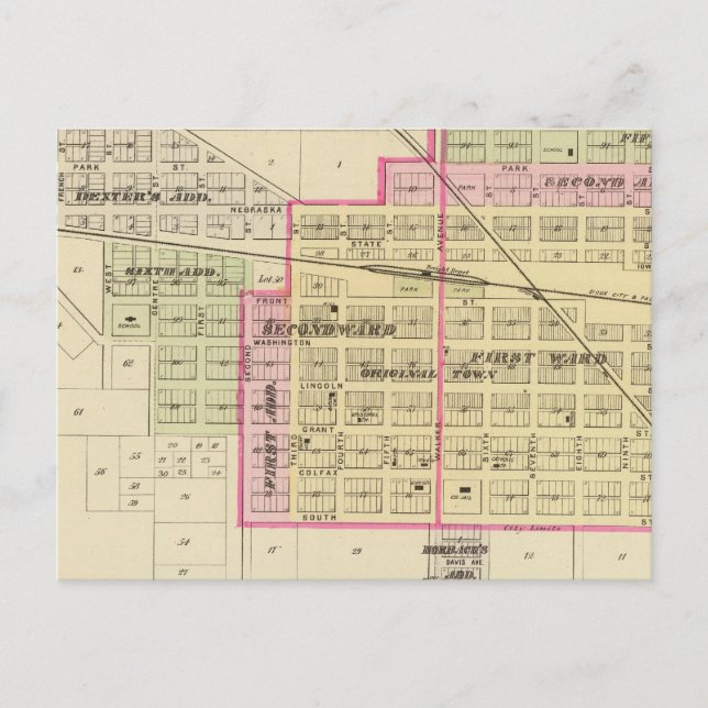 Blair, Nebraska Postcard (Front)