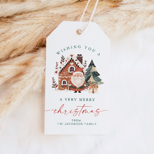 BLAIR Scandinavian Santa Christmas Tree Holiday Gift Tags