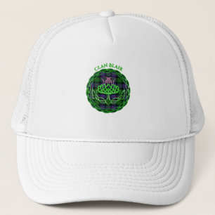 Blair Scottish Tartan Celtic Thistle Trucker Hat
