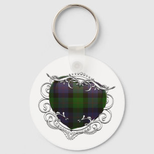 Blair Tartan Heart Key Ring