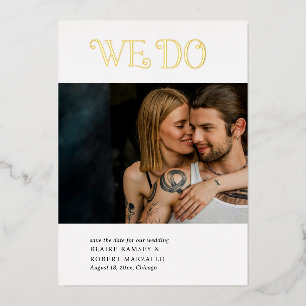 Blaire Black White Modern Wedding