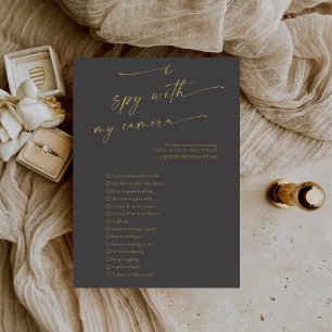 BLAIRE Modern Spy Wedding Photo Hunt Game Program Programme