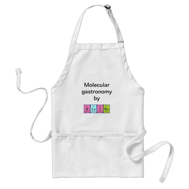 Blaire periodic table name apron (Front)