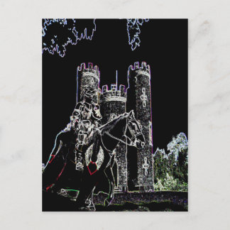 Blaise castle's knight postcard