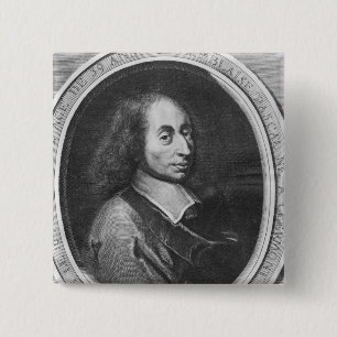 Blaise Pascal 15 Cm Square Badge