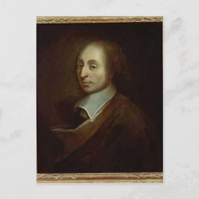 Blaise Pascal  c.1691 Postcard (Front)