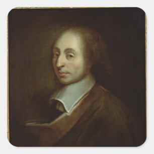 Blaise Pascal  c.1691 Square Sticker