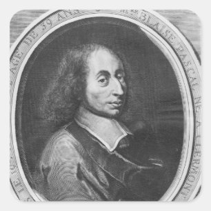 Blaise Pascal Square Sticker