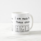 Blaise periodic table name mug (Front Right)
