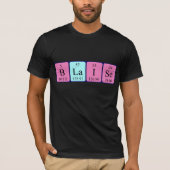 Blaise periodic table name shirt (Front)