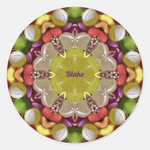 BLAKE ~ EASTER CANDY ~ CLASSIC ROUND STICKER