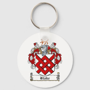 BLAKE FAMILY CREST - BLAKE COAT OF ARMS KEY RING
