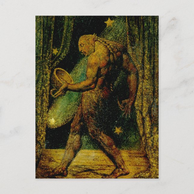 Blake Ghost of a Flea Fine Art Postcard (Front)