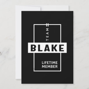 Blake Personalised Name Birthday Gift Thank You Card