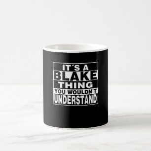 BLAKE Surname Personalised Gift Coffee Mug