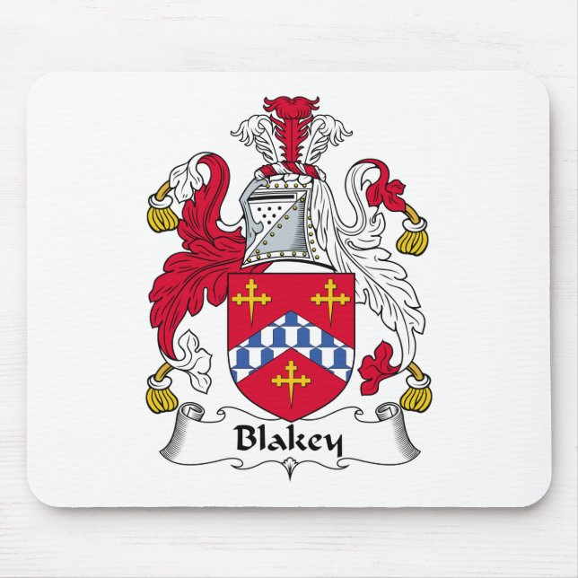 Blakey Family Crest Mouse Mat (Front)
