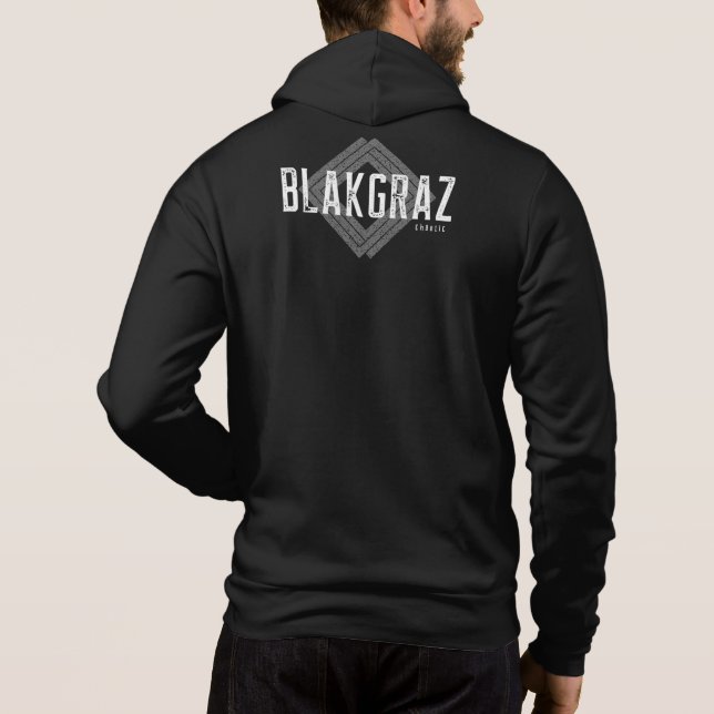 Blakgraz Chaotic Diamond Hoodie (Back)