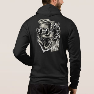 Blakgraz Steampunk Hat and Goggles Hoodie