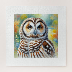Blakiston Owl 270824AREF105 - Watercolor Jigsaw Puzzle
