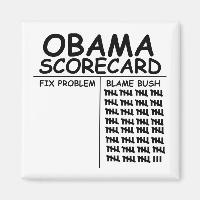 Blame Bush Magnet (Front)