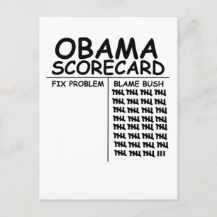 Blame Bush Postcard