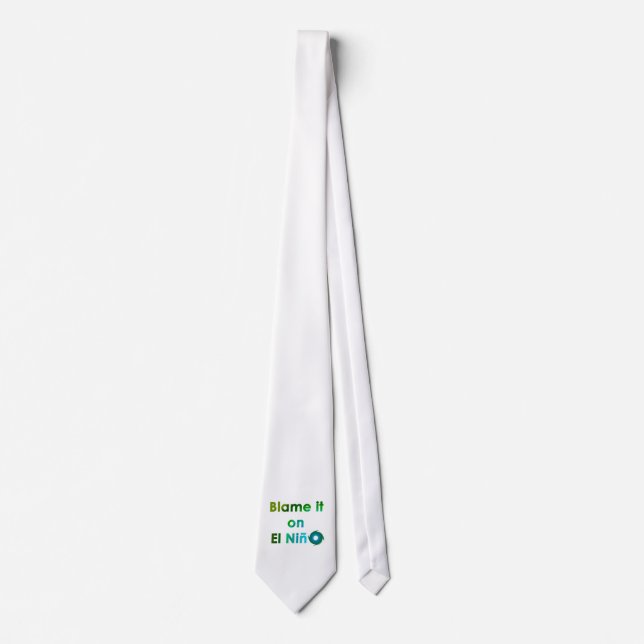 Blame El Nino Tie (Front)