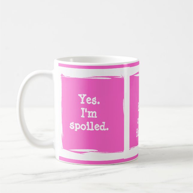 "Blame it on birth order." Customise yourself! Coffee Mug (Left)
